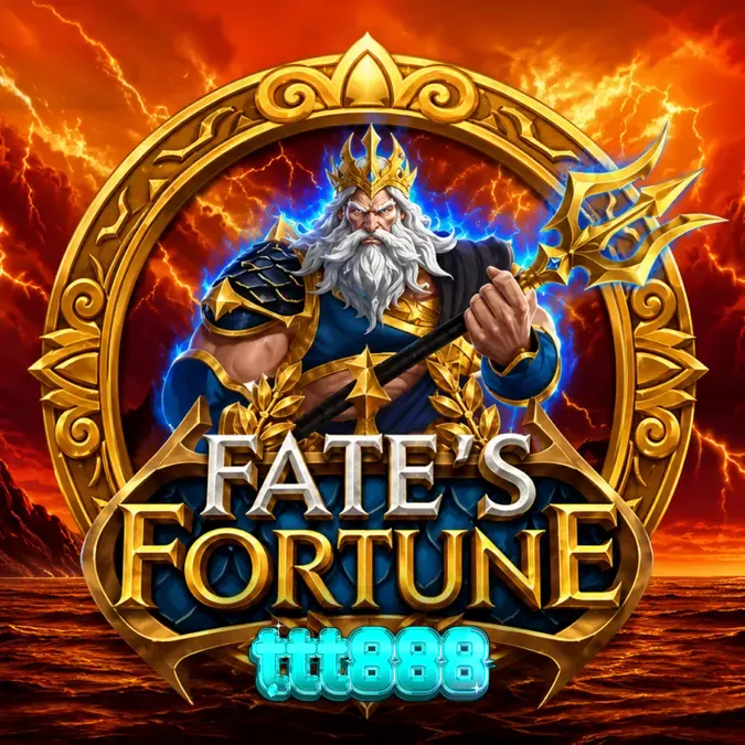 Tampilan visual mesin slot Fate’s Fortune dengan tema mitologi Yunani
